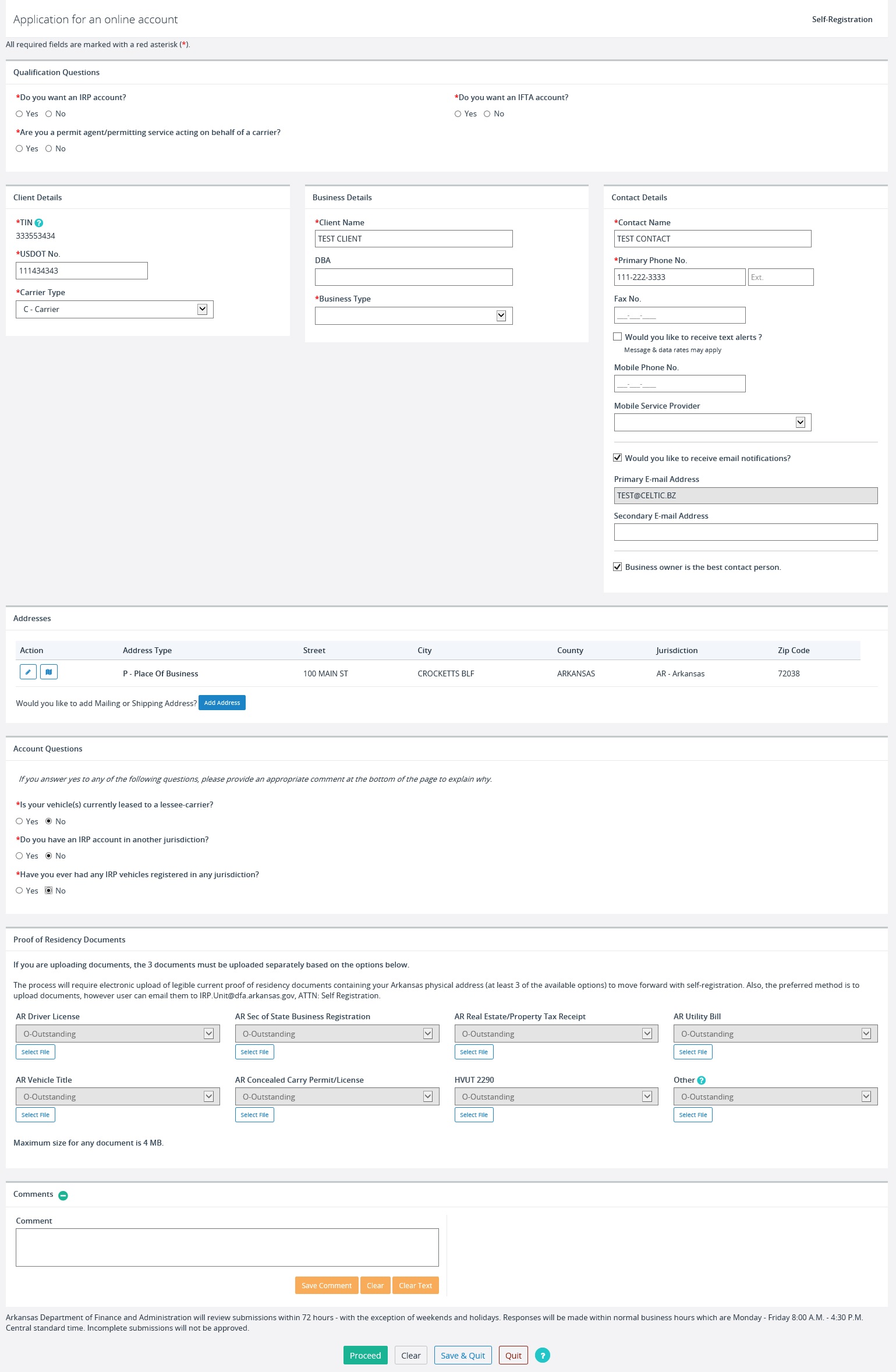 Self Registration User Guide